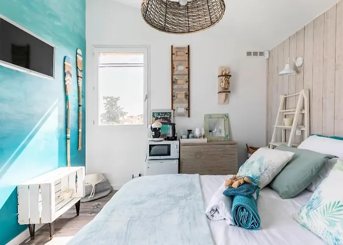 度假居 Maison De A L'ayguade Classee 3 Etoiles, Climatisee,3mn A Pied Et Restos ,5mn Aeroport, 10mn Gare